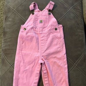 Infant girls Carhartt overall.
